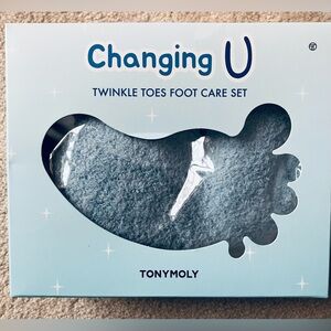 Tonymoly Changing U Twinkle Toes Foot Care Set Unopened Unisex